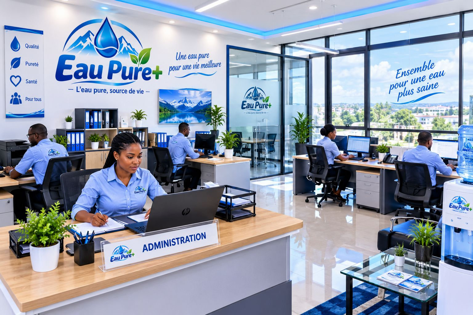 Fontaines pour entreprises EAU PURE PLUS